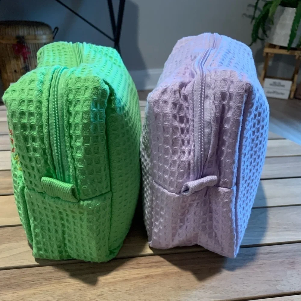 alpha phi sorority cosmetic spa bags two bags total